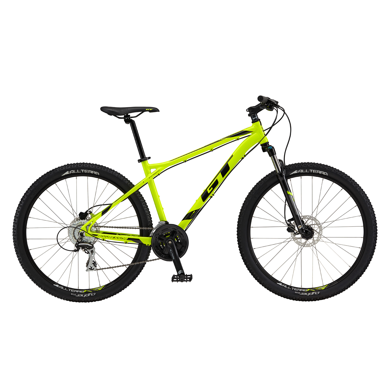 دوچرخه کوهستان جی تی Aggressor Expert سایز 27.5 رنگ زرد2017