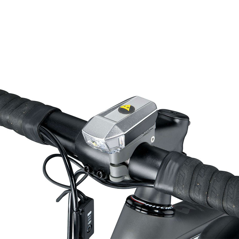 چراغ جلو شارژی دوچرخه برند تاپیک مدل AEROLUX 1WATT USB