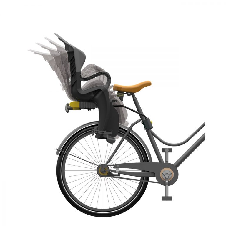 صندلی کودک (عقب) دوچرخه برند Bellelli مدل Tiger Relax Hi-Vizرنگ فسفری