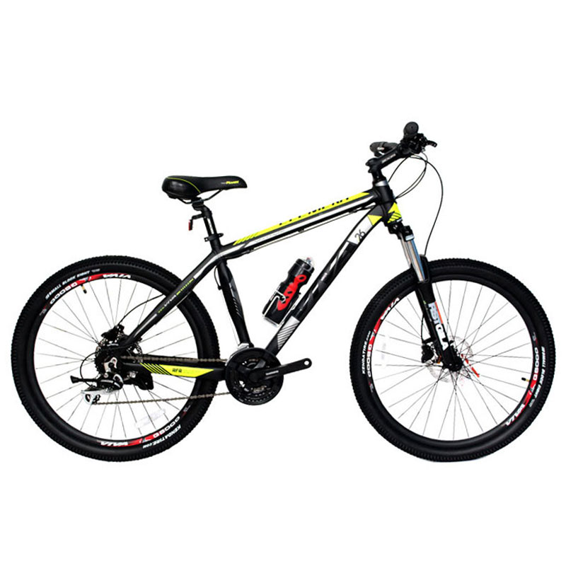 دوچرخه کوهستان برند ویوا مدل viva element سایز 26 رنگ مشکی/ خاکستری/ فسفری