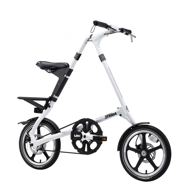 دوچرخه تاشو Strida LT سایز 16 اینچ رنگ نقره ای براق