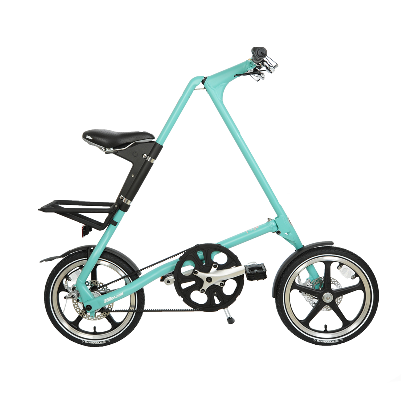 دوچرخه تاشو Strida LT سایز 16 اینچ رنگ آبی فیروزه ای