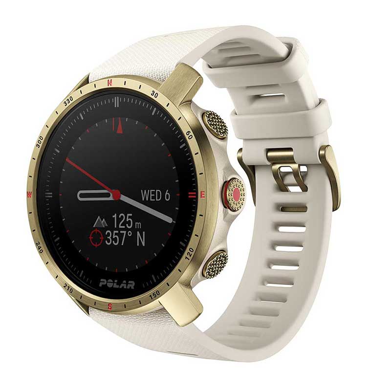 ساعت ورزشی پلار مدل Grit X Pro رنگ سفید