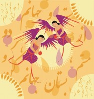 دستمال سر و گردن تیداسان مدل فرشته