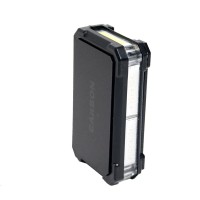 چراغ هشداری شارژی Carbon Light رنگ سفید/زرد