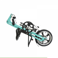 دوچرخه تاشو Strida LT سایز 16 اینچ رنگ آبی فیروزه ای