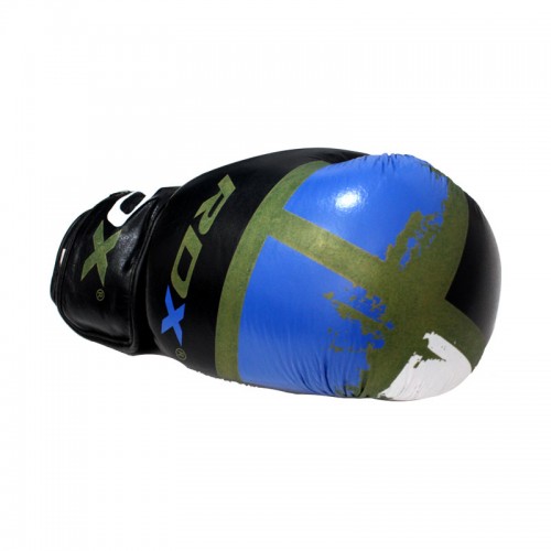 دستکش بوکس طرح RDX رنگ آبی_نقره ای